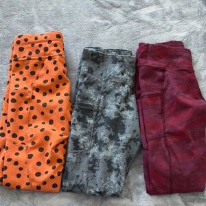 Bundle Pact pocket leggings S organic cotton polka dot camouflage camo